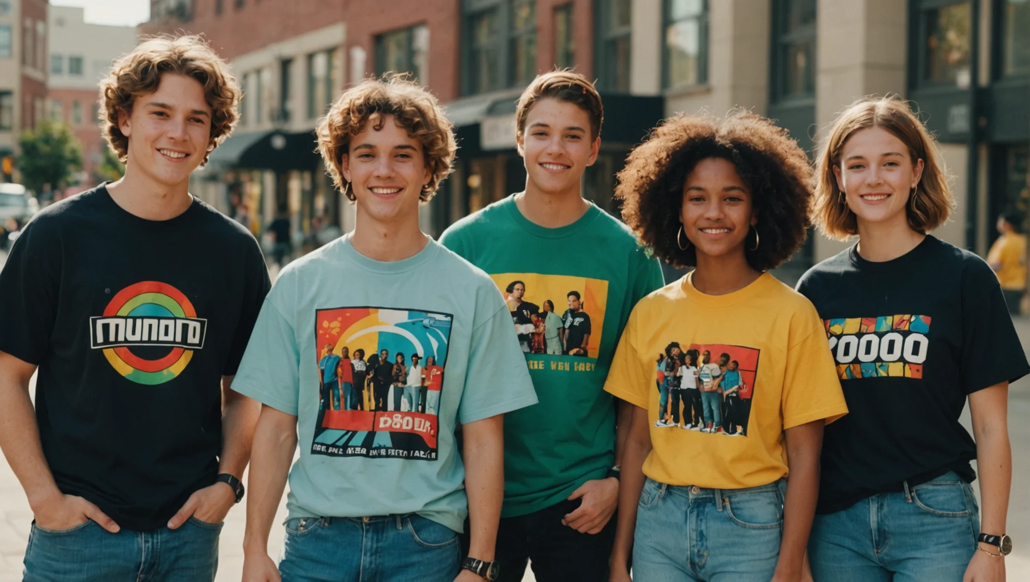 Pourquoi les T-shirts aux imprimés graphiques des années 2000 reviennent en force ?