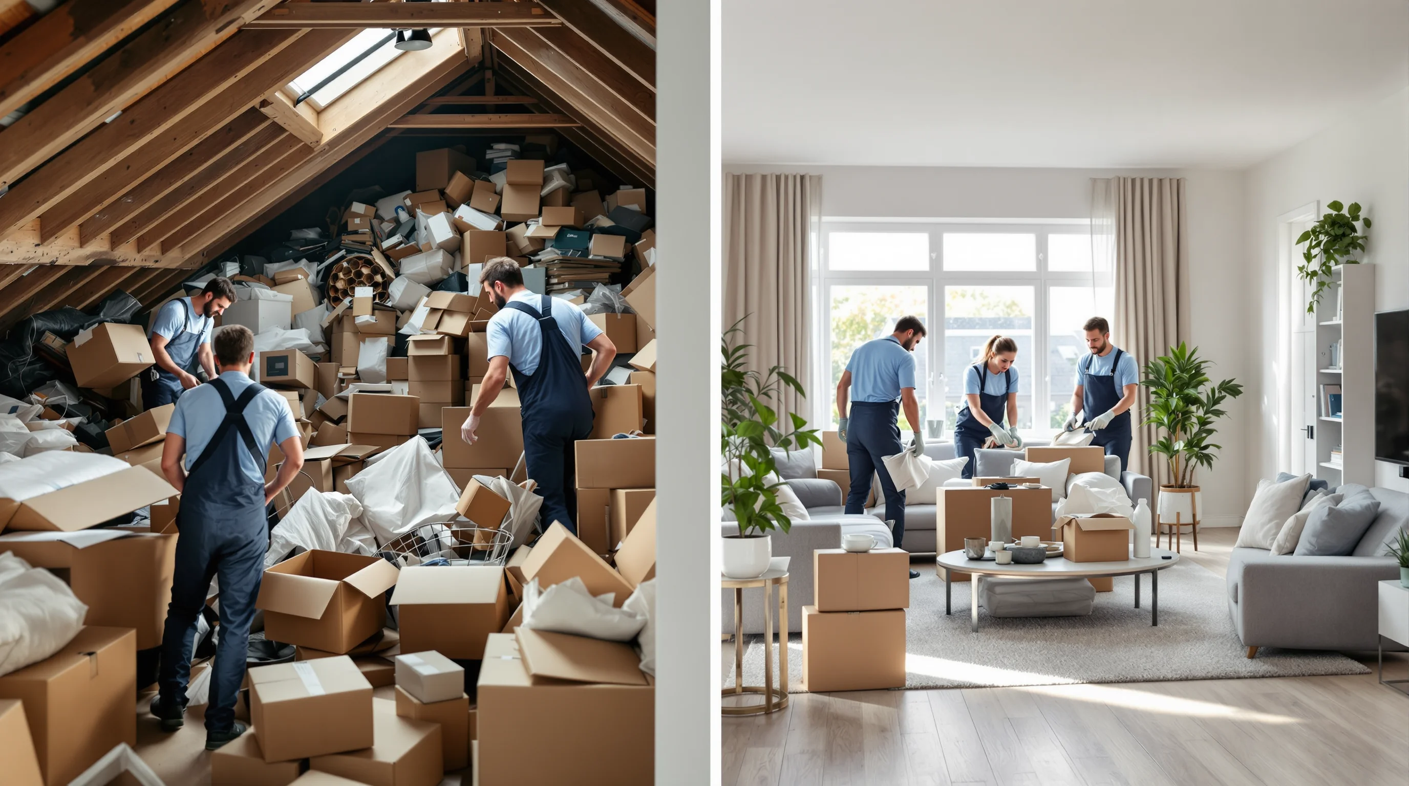 Quelle est la différence entre débarras grenier et débarras maison ?